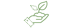 Icon Kategorie Landwirtschaft, Fischerei, Forstwirtschaft und Nahrungsmittel